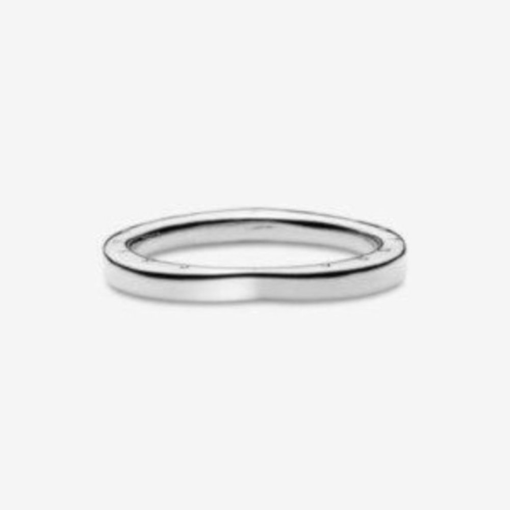 Pandora Heart-Shaped Pandora Logo Ring